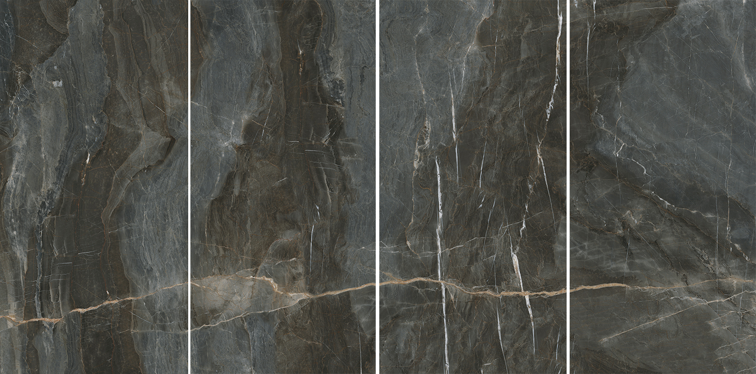 

Керамогранит Romario Ceramics Supreme Geographical Rock Dark панно 180х360