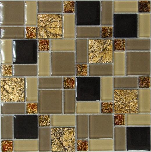 

Стеклянная Мозаика с камнем Bonaparte Liberty -3 (D9) 30x30