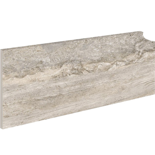 

Керамогранит Exagres Marbles Zanq. Travertino Izquerdo плинтус левый 18x40