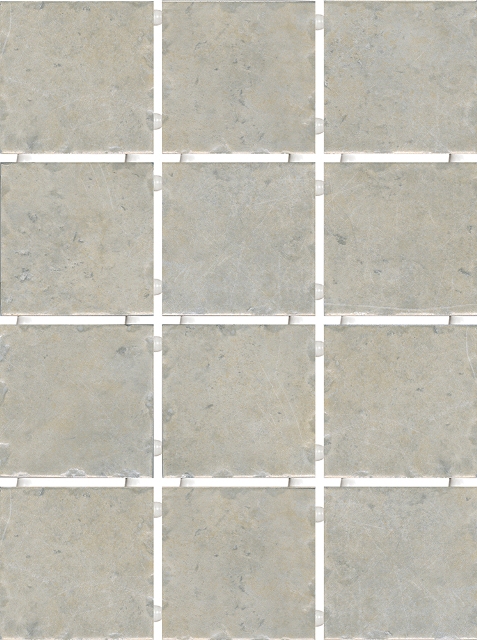 

Керамическая плитка Kerama Marazzi Каламкари Серый Полотно из 12 частей 9,9x9,9 1255Т Настенная 30x40
