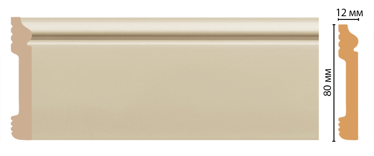 Плинтус Decomaster D005-61 ДМ