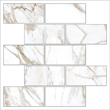 

Керамогранит Kerranova Marble Trend Мозаика K-1001/MR/m13/30,7х30,7