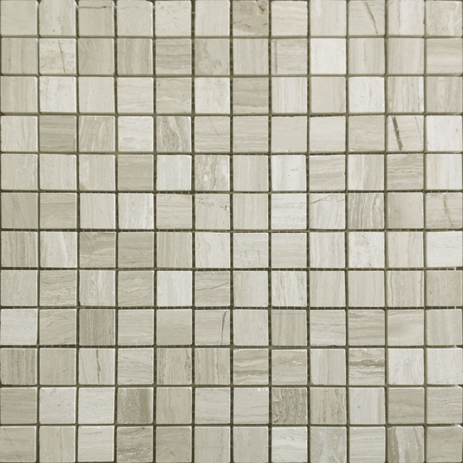 

Мозаика Caramelle Mosaic Pietrine 4mm Travertino Silver Pol (2,3x2,3) 29,8x29,8