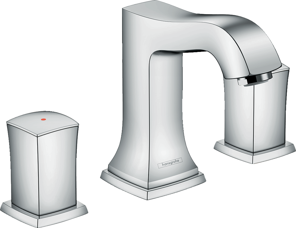 

Смеситель для раковины Hansgrohe Metropol Classic 110 на 3 отверстия, со сливным гарнитуром 31304000