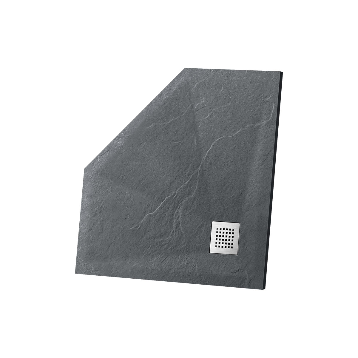 Душевой поддон Vincea 1000x1000x25 антрацит VST-4SP1010A