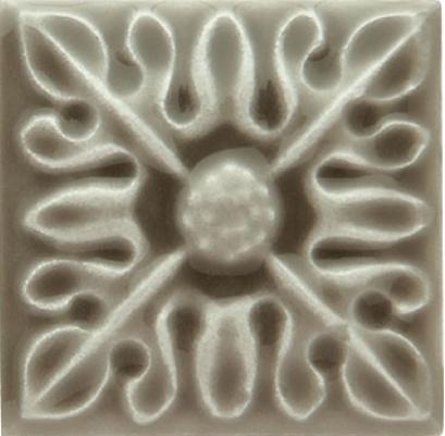 

Керамическая плитка Adex Studio ADST4062 Taco Relieve Flor № 2 Silver Sands вставка 3x3