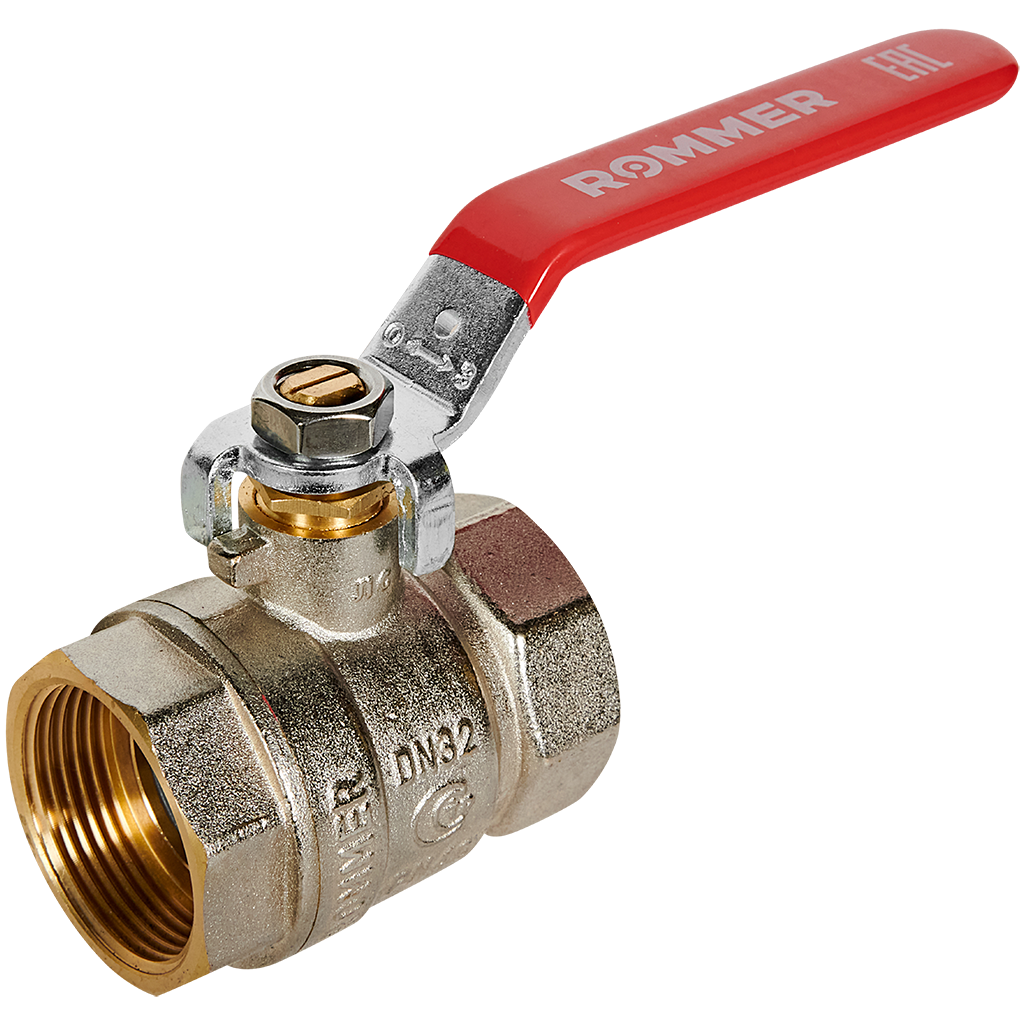 Rommer шаровой кран 1 1/4" ВР/ВР, ручка рычаг RBV-0001-2110332