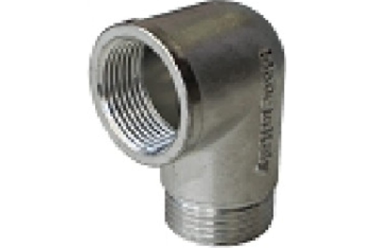 Elsen Угольник 90° НВ 1/2", 1/2" TIN латунь