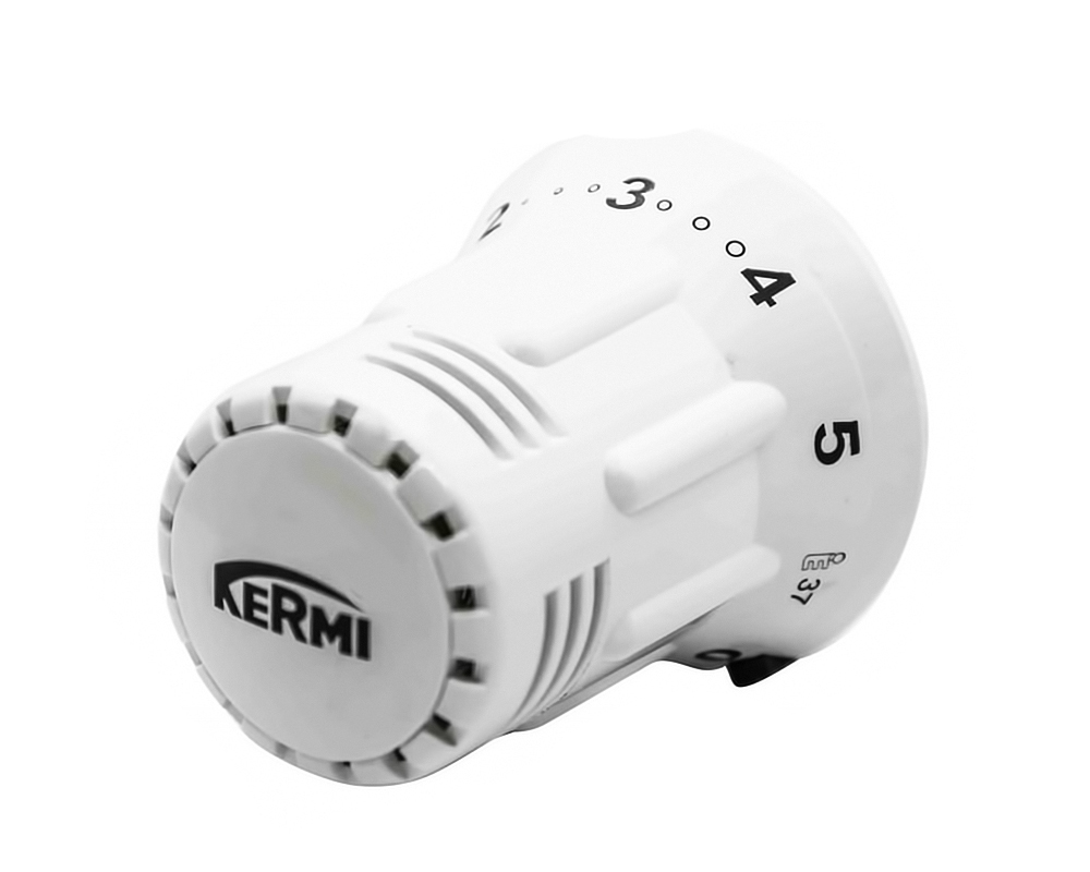 

Kermi Термостатическая головка ZV01900002 с фиксатором и установкой нуля белая М30 х 1,5