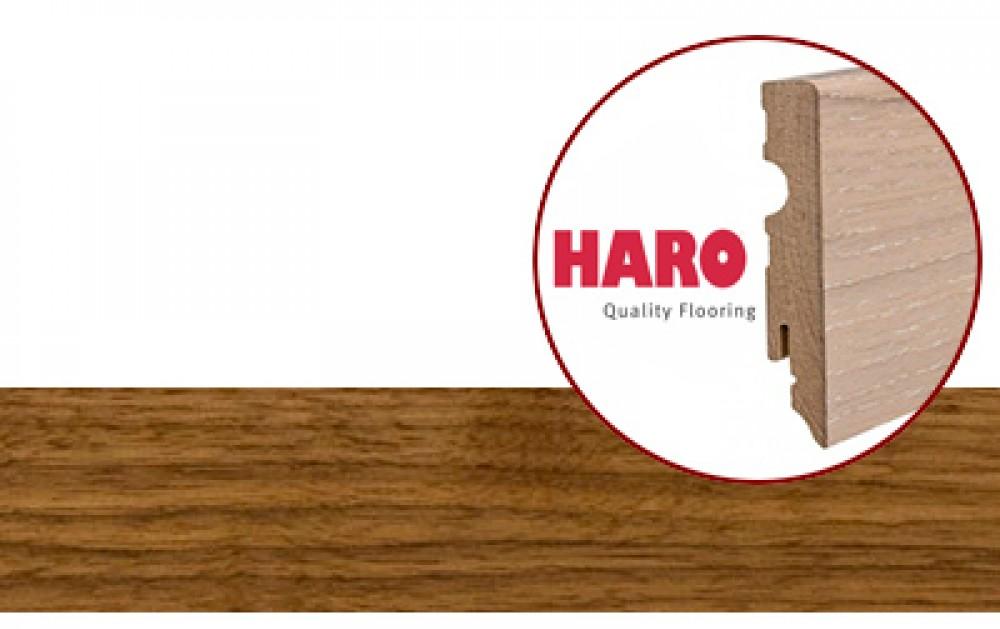 

Плинтус Haro Шпонированный 406931 Американский Орех