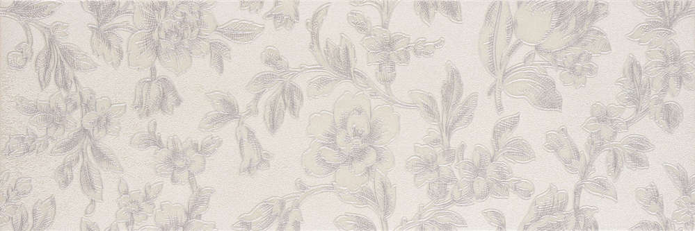 

Керамическая плитка Serra Romantica 512 Decor Ice White декор 30x90
