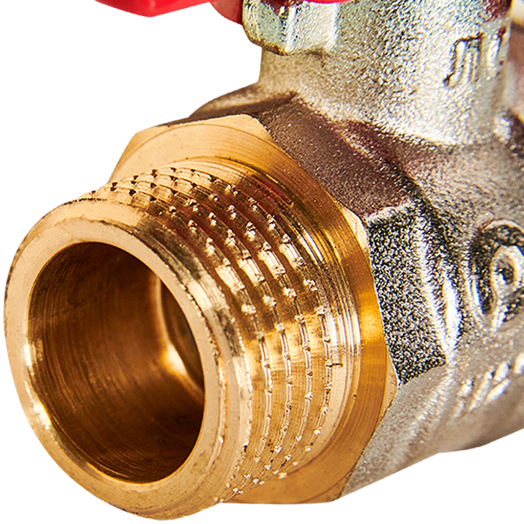 Rommer шаровой кран 1/2" НР/НР, ручка бабочка RBV-0007-2410215