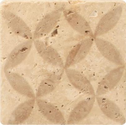 

Плитка Травертин Stone4Home Provance Ornament №2 декор 10х10