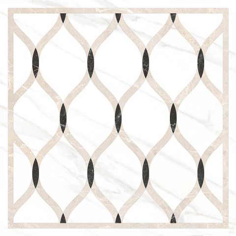 

Керамогранит Vitra Marmori K945336LPR Декор Wavy ЛПР 60х60