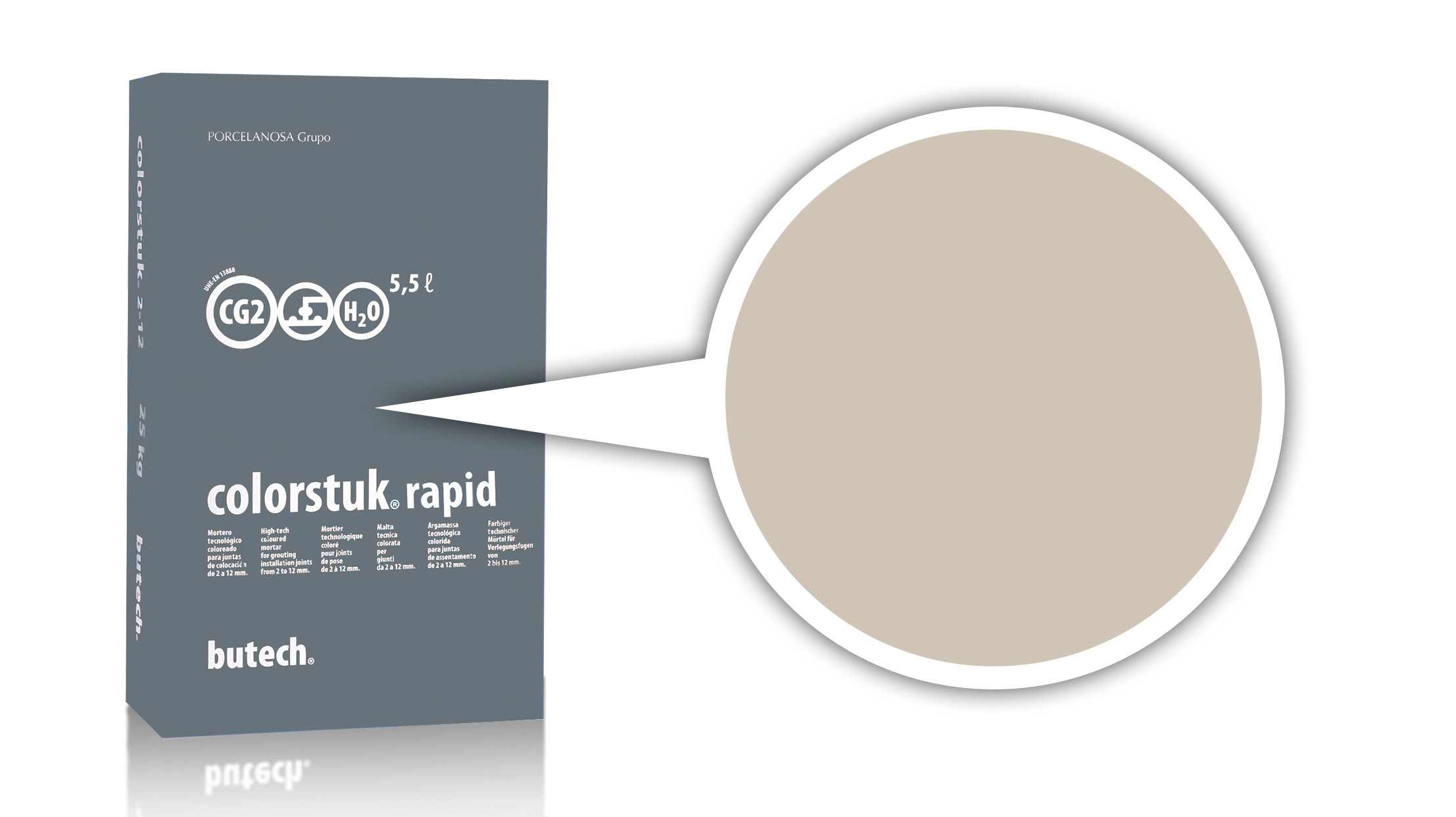 

Затирка Butech Colorstuk Rapid N Beige (5 кг)