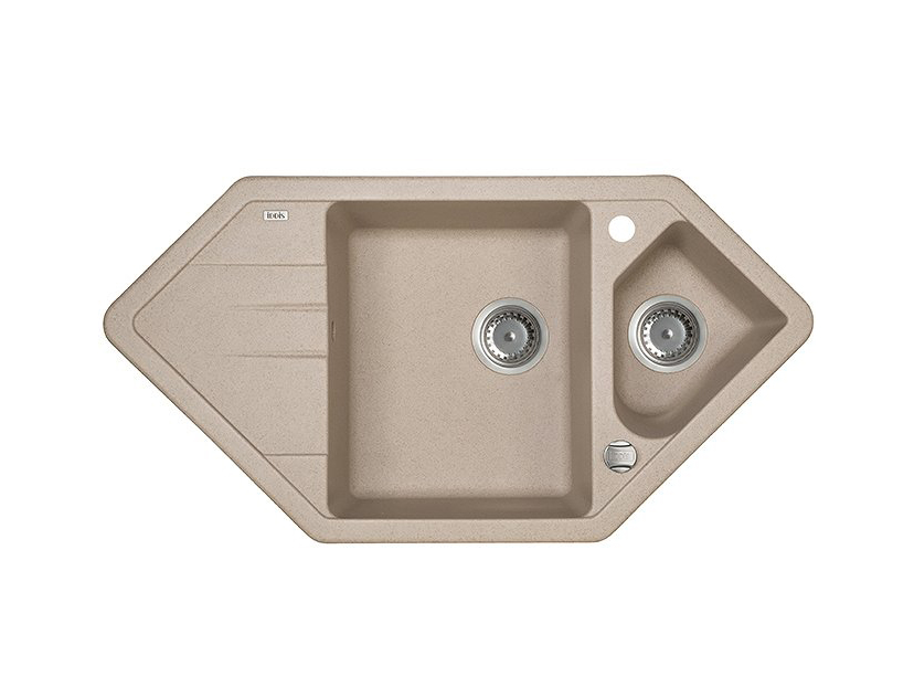 

Мойка для кухни IDDIS Vane G угловая 1 1/2 чаши 960х500 V28P965i87 песок