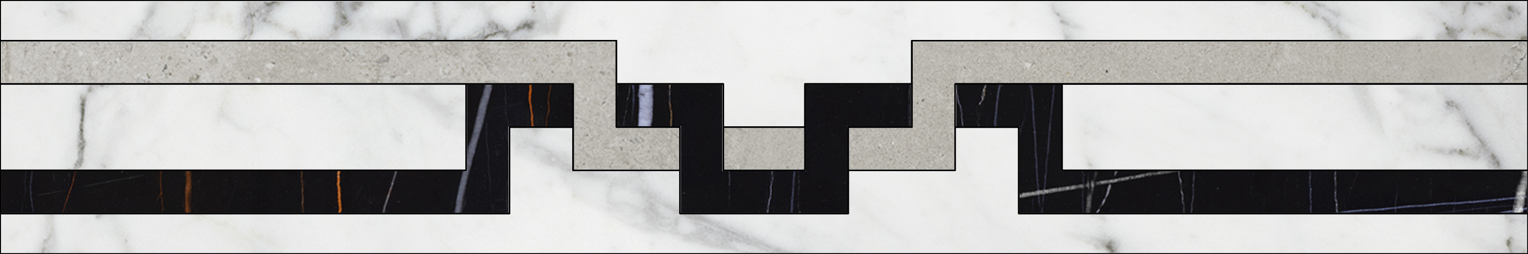 

Керамогранит Kerranova Marble Trend Бордюр K-1000/MR/f01-cut/10x60 Carrara