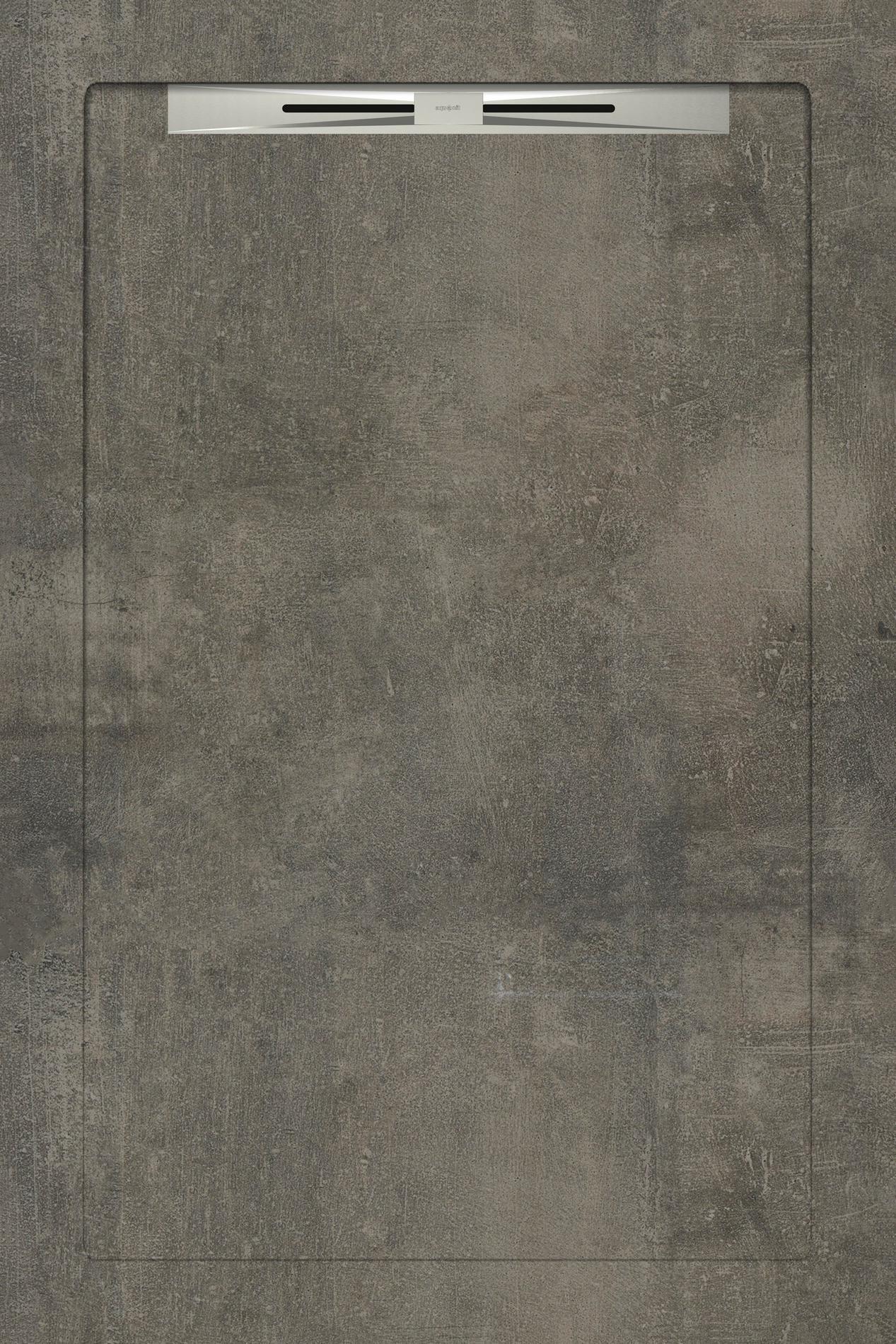 

Душевые поддоны Aquanit Beton Anthracite Slope Line 80x120