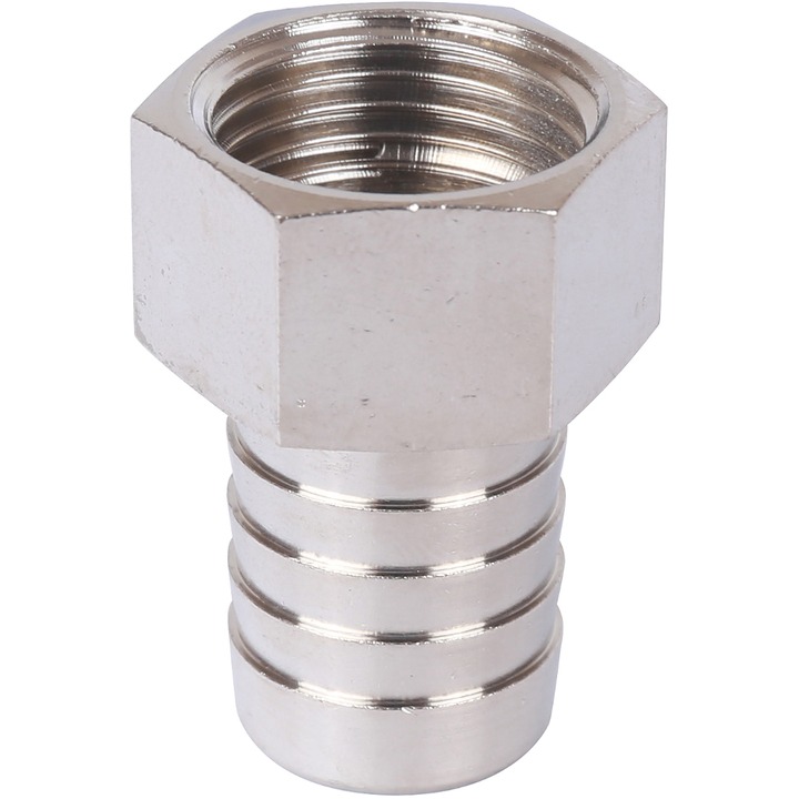 STOUT Штуцер ВР 1/2"x18 никелированный