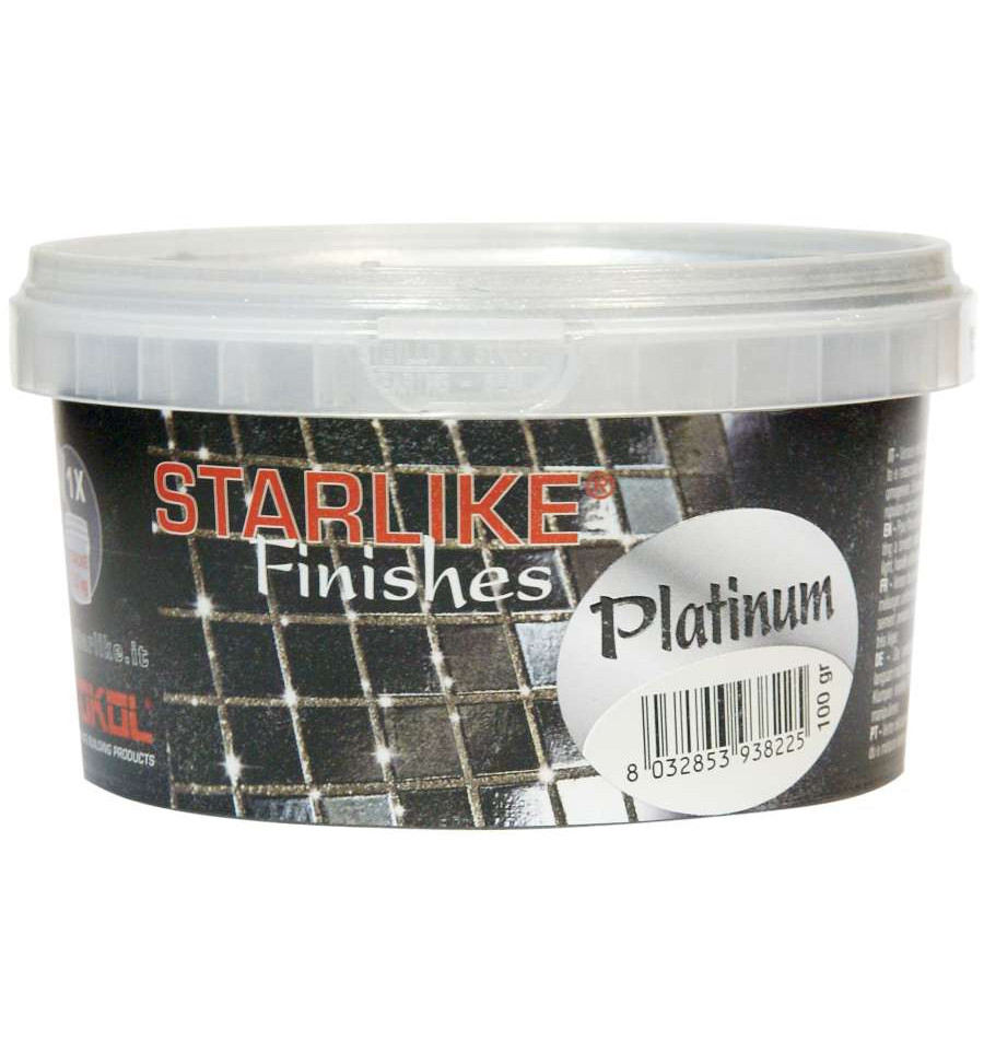 

Затирочная смесь (добавка) Litokol Starlike Platinum (платиновая) 100г