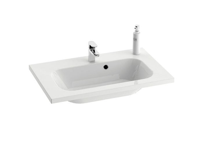 

Умывальник из литьевогого мрамора Ravak Chrome 600x490 с отверстиями XJG01160000