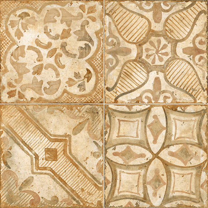 

Керамогранит Novabell Materia Decoro Patch Mix Warm декор 30х30