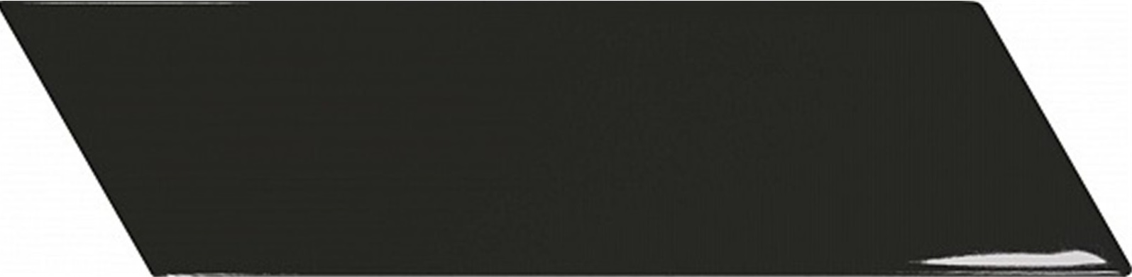 

Керамическая плитка Equipe Chevron 23366 Black Right настенная 5,2x18,6