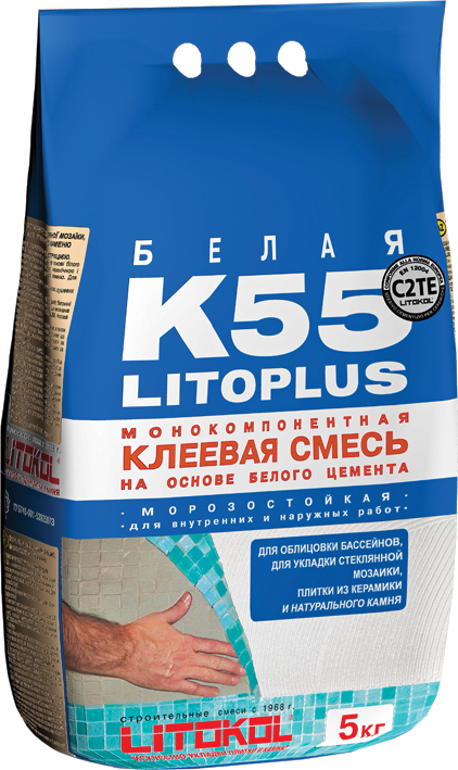 

Клей Litokol Litoplus K55 белый 5кг