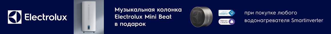 Колонка Electrolux Mini Beat в подарок