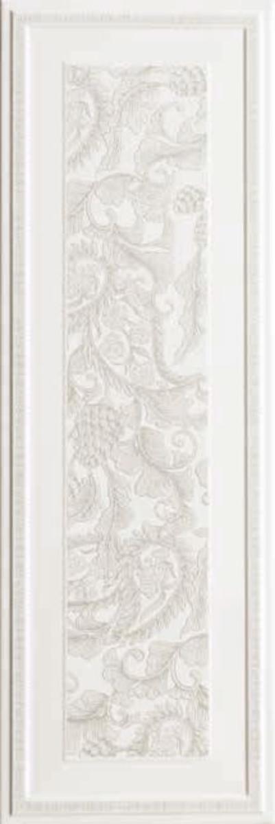 

Керамическая плитка Ascot New England EG331BSD Bianco Boiserie Sarah Dec декор 33,3х100