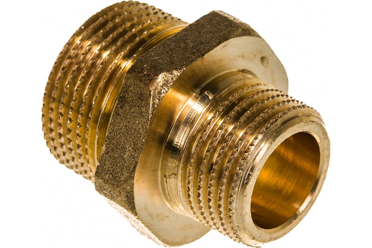 Elsen Ниппель НН 1/2", 3/4" латунь переходной