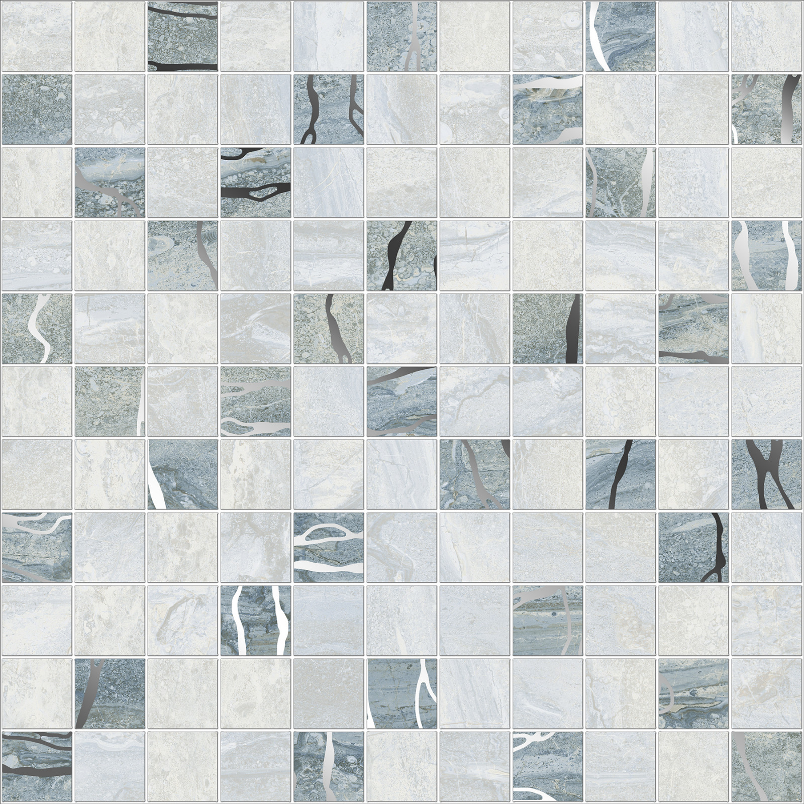 

Керамическая плитка Delacora Cryslal Mosaic DW7CRT01 мозаика 30,5x30,5