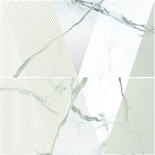 

Керамическая плитка Керлайф Arabescato Bianco панно 63x63