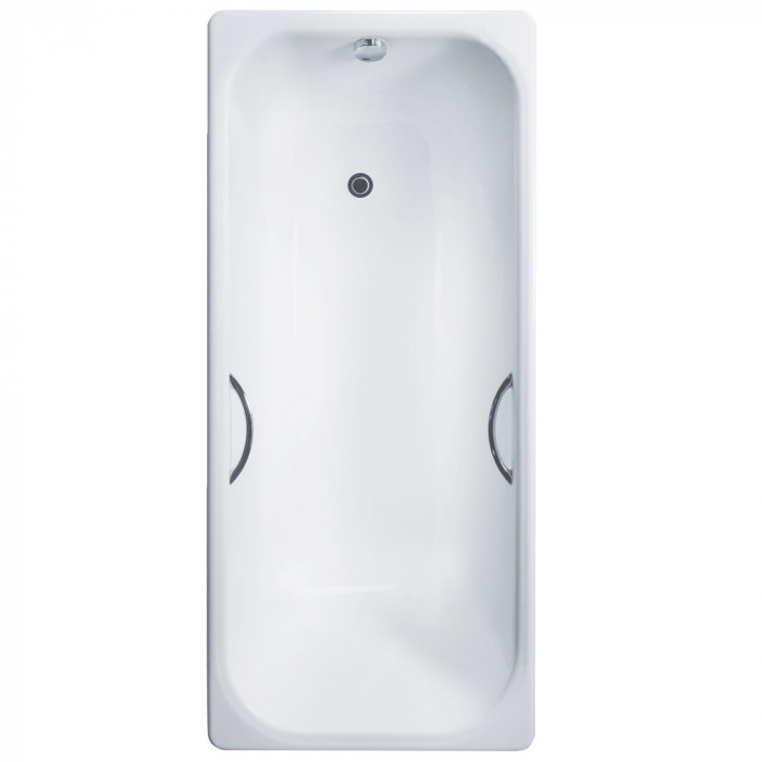Ванна чугунная Delice Aurora 1600х750 с отверстиями для ручек DLR230604R