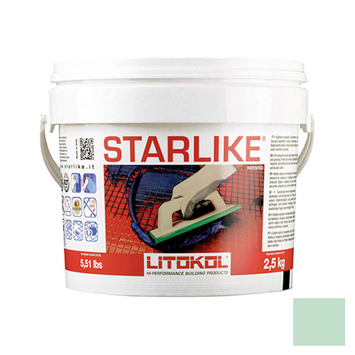 

Затирка Litokol эпоксидная Litochrom Starlike C.540 Зеленый Шалфей 2,5кг