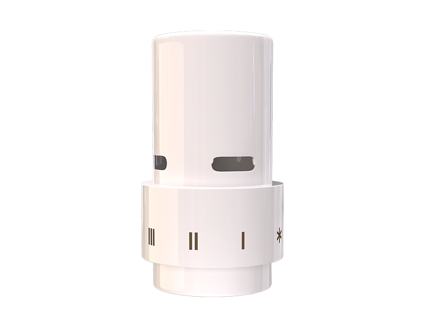 Royal Thermo Термоголовка жидкостная Design Click белая
