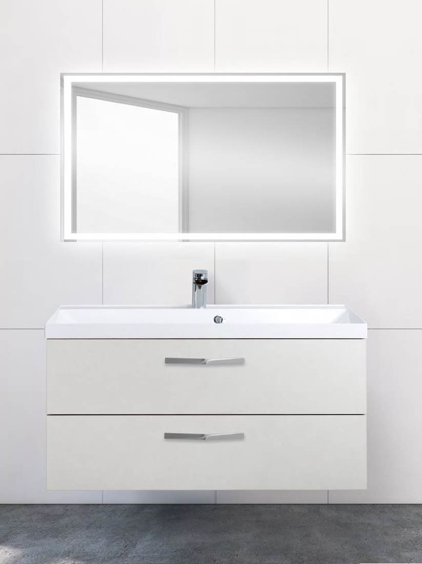 

База под раковину Belbagno AURORA подвесная 100 AURORA-1000-2C-SO-PB Pietra Bianca
