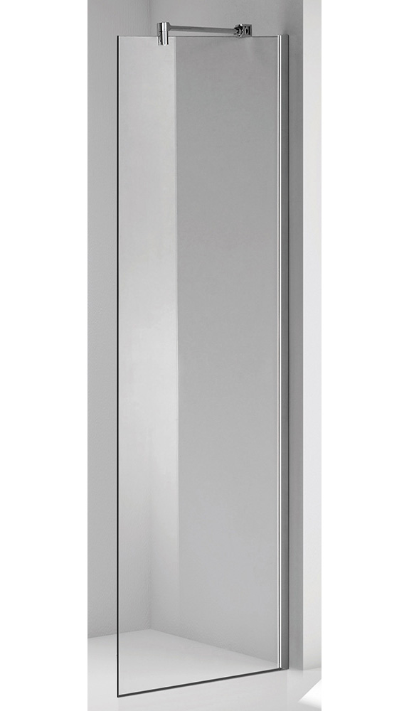 Боковая стенка Gemy 900x1900 полированный хром D90