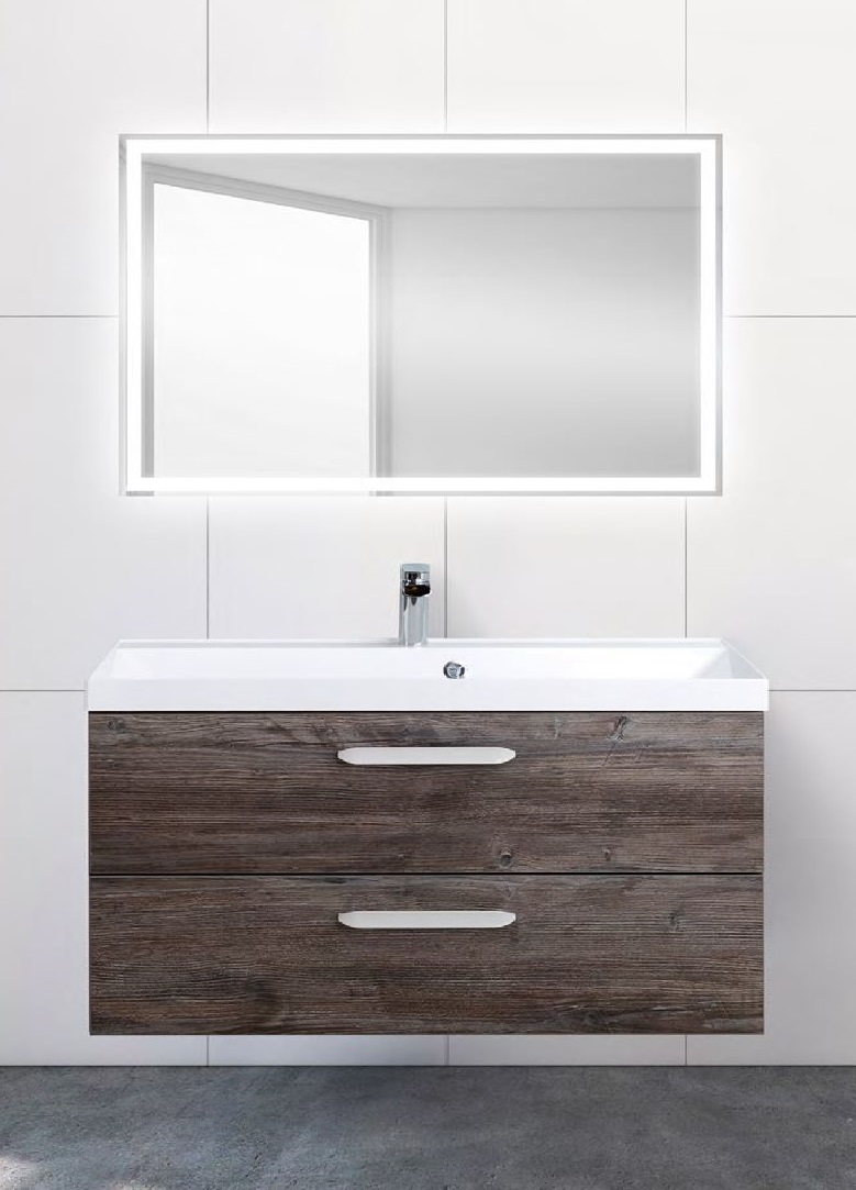 

База под раковину Belbagno AURORA подвесная 100 AURORA-1000-2C-SO-PP Pino Pasadena