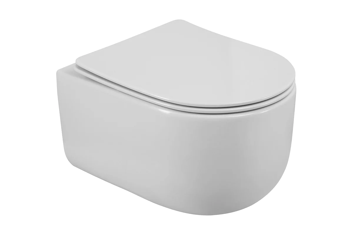 Унитаз подвесной BelBagno SOFT с сиденьем микролифт BB084CH-TOR+BB051SC