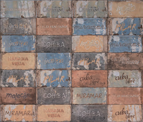

Керамогранит Serenissima Havana Cuba Libre Mix 10x20