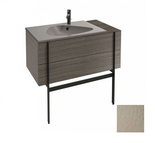 

Тумба под раковину Jacob Delafon Nouvelle Vague 100 подвесная коричневая кожа EB3031-NR2