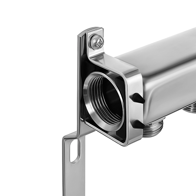 Hoobs Комплект коллекторов, нерж. ст. + кронштейны, без рег., 1" х 3/4"-10 вых.