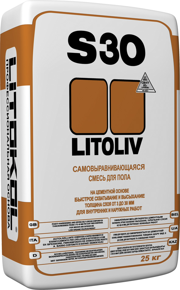 

Наливные Полы Litokol Litoliv S30 25кг