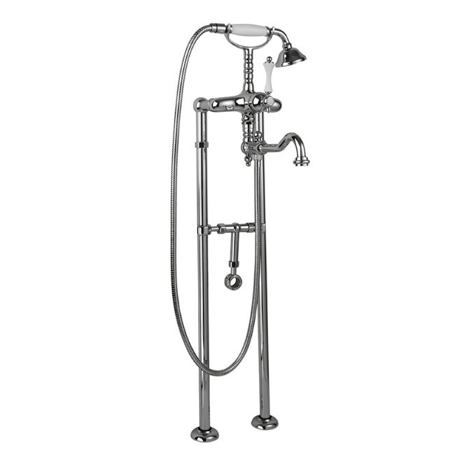 

Смеситель для ванны и душа Cezares Margot хром, ручка металл MARGOT-VDPS2-01-M