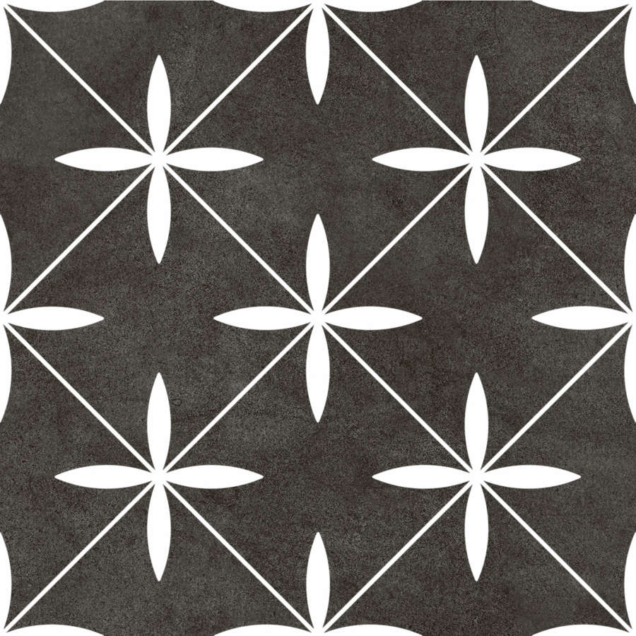 Керамогранит Monopole Stella Black 18,7x18,7