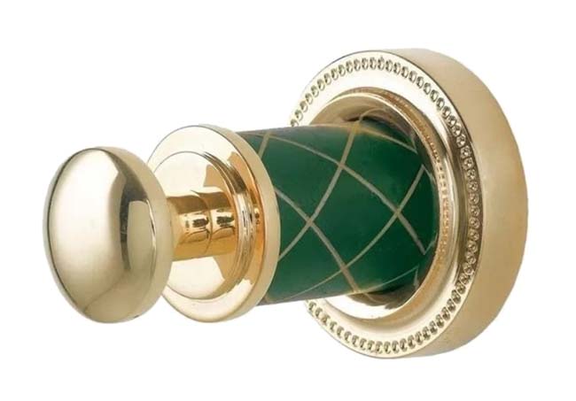 Крючок Boheme Murano GOLD бирюзовое 10906-GR-G