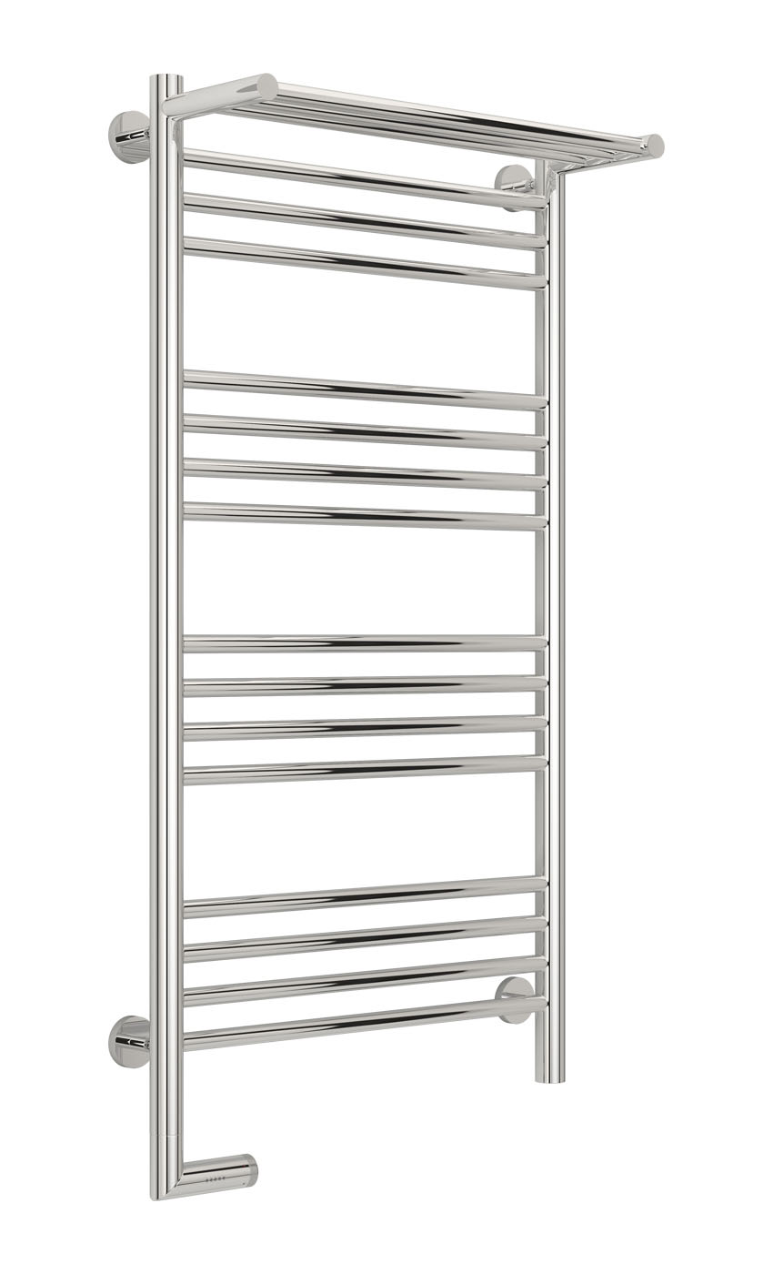 

Электрический полотенцесушитель Сунержа Богема с полкой 2.0 1000x500 ТЭН Лев. арт. 00-5206-1050