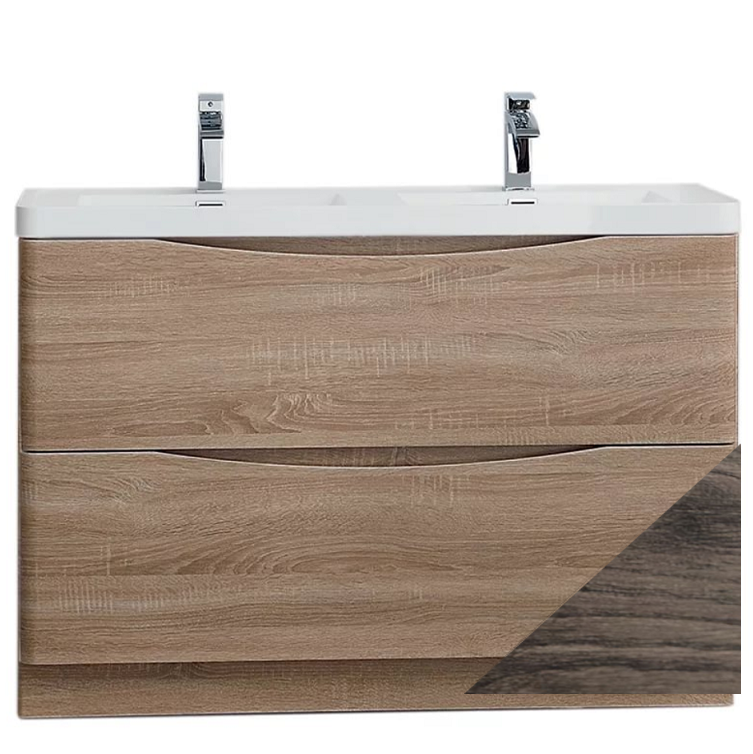 

База под двойную раковину BelBagno ANCONA-N 1200 напольная Rovere Moro