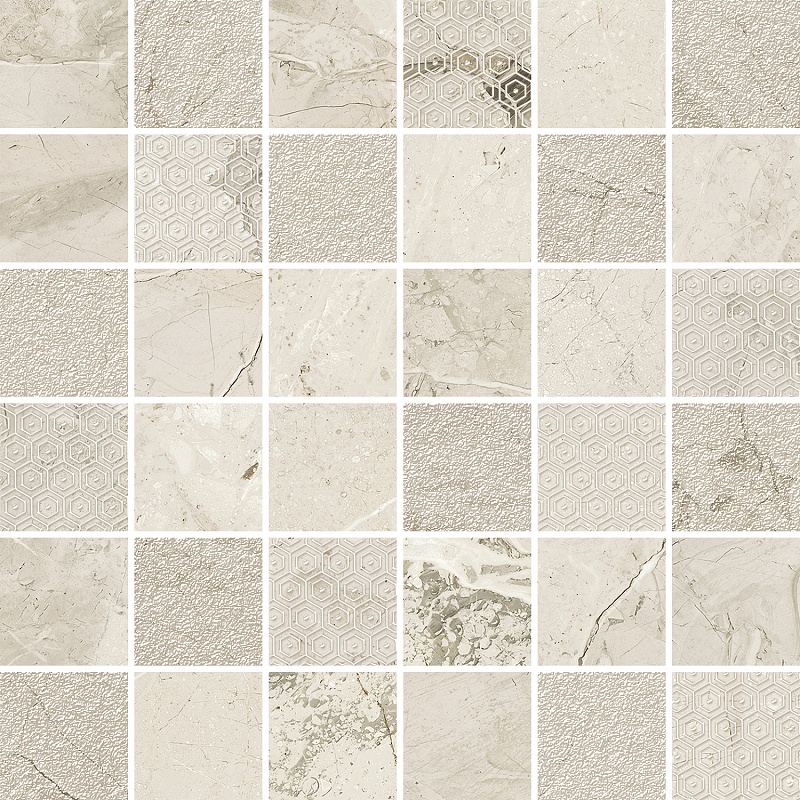Керамическая плитка Керлайф Elegance Beige Mosaic мозаика 30х30